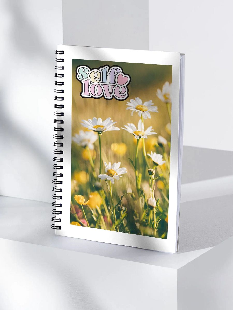 Self Love Daisy Dreams Spiral Notebook product image (4)