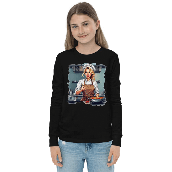 Whisked Delights Chef Youth Long Sleeve T-Shirt product image (1)