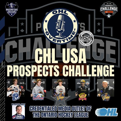 🎙️Our special OHL Overtime episode from the CHL USA Prospects Challenge (@chlhockey) in London is now available on all audio ...