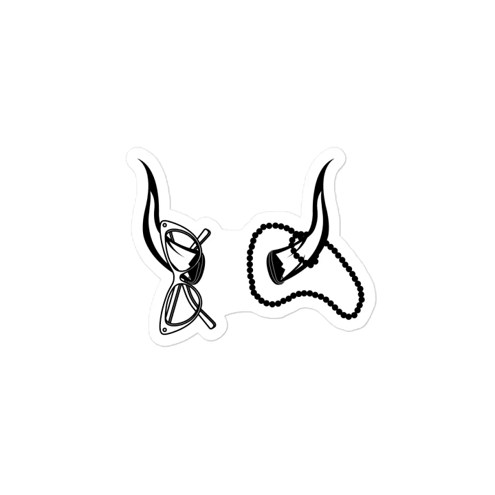 Horns, Glasses & Pearls Magnet product image (2)