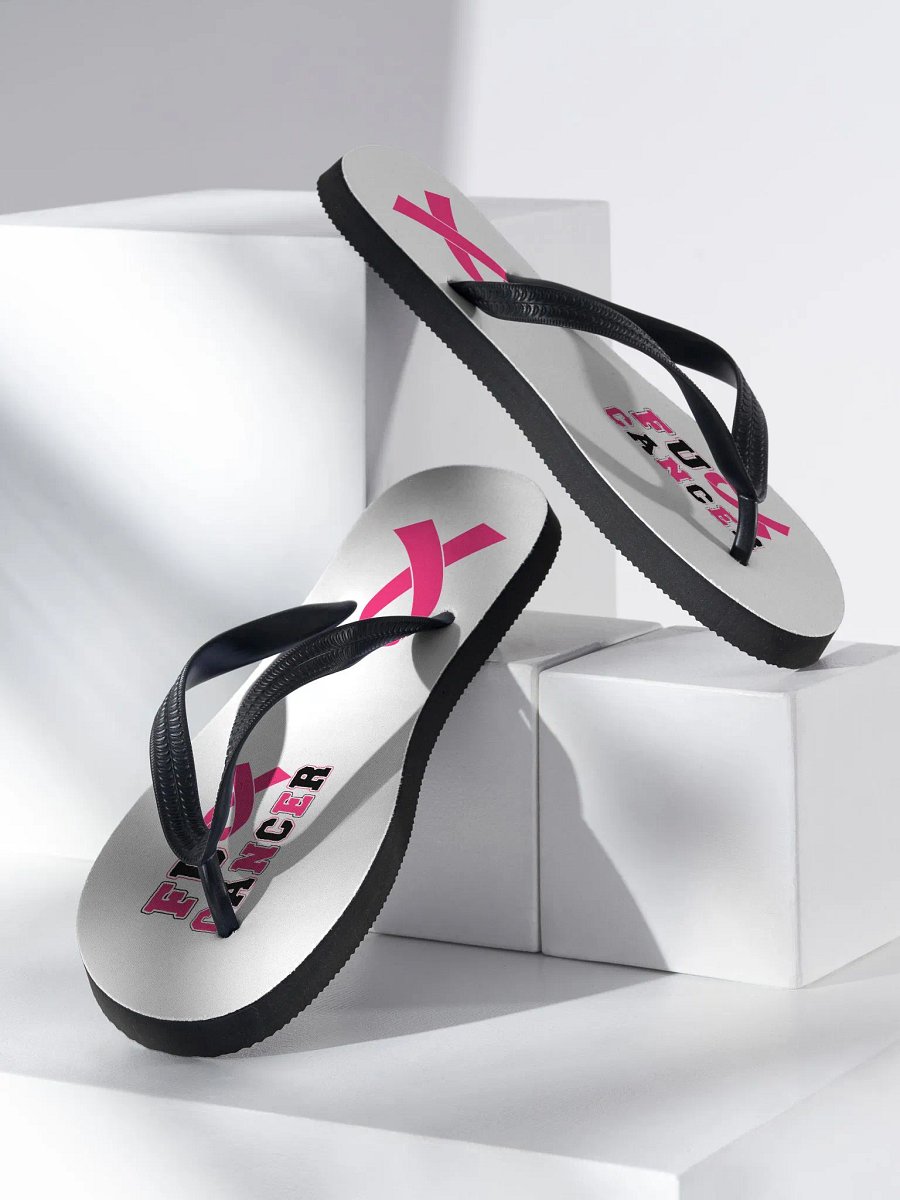 Billycptr F*ck Cancer Chanclas product image (2)
