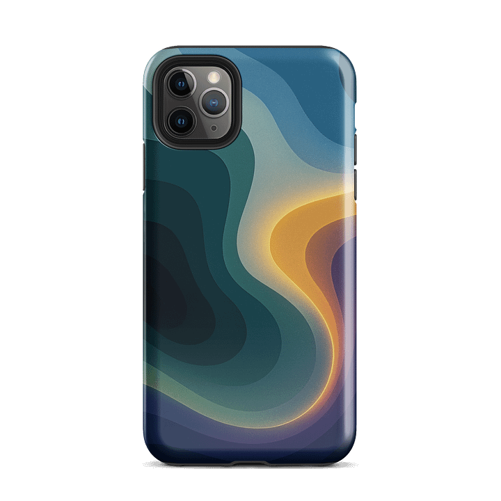 Neon Drift: Ride the Waves of Color iPhone case product image (2)