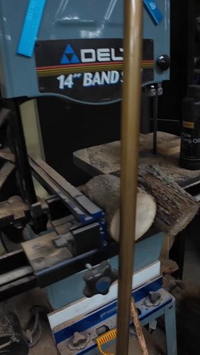 Showing  just how dust-covered everything in the shop has gotten — tools, shelves, the floor, probably even me at this point....