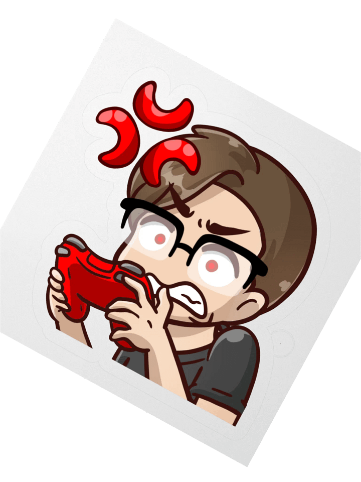 CrimsonStrife :Rage: Emote Sticker product image (4)