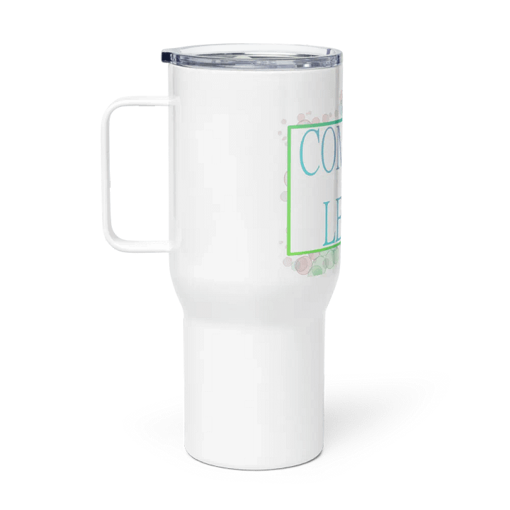 Bubble Letal travel mug with handle product image (1)