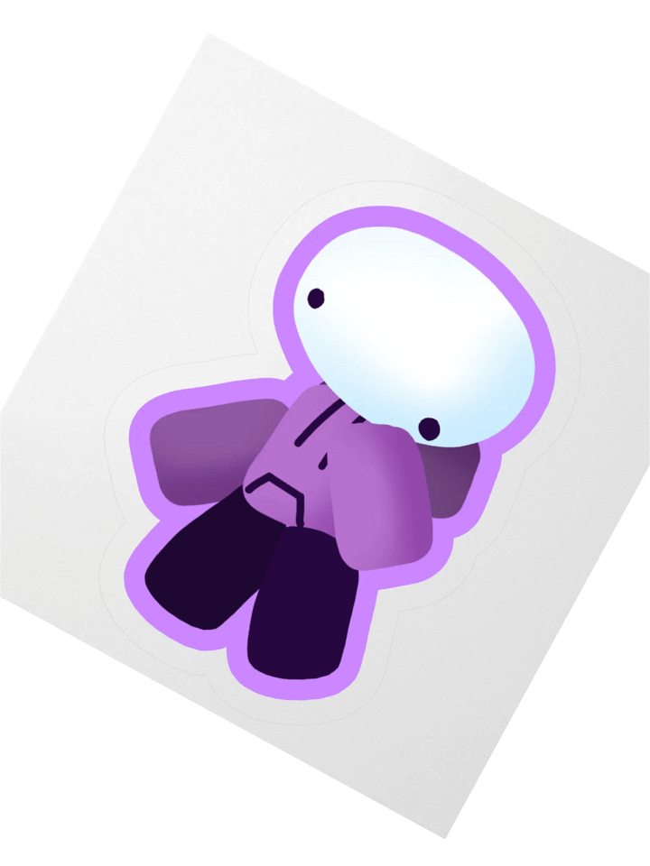 bon "thinking" sticker product image (5)