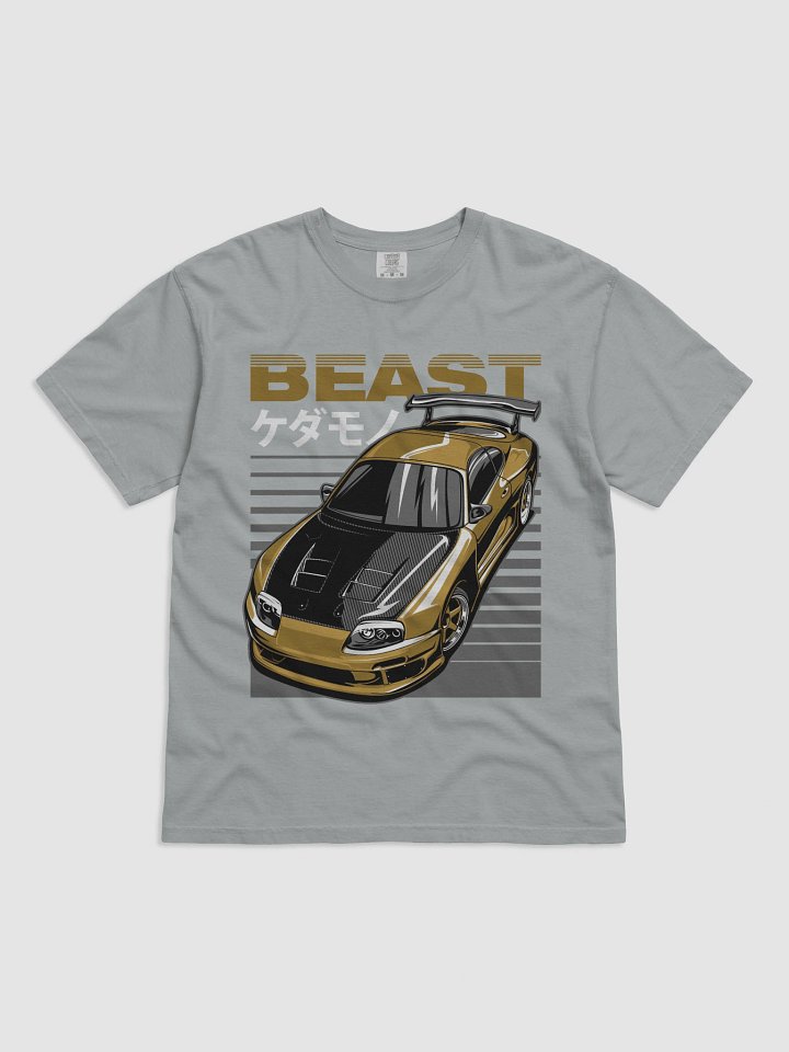 Golden Beast Car Illustration T-Shirt product image (11)