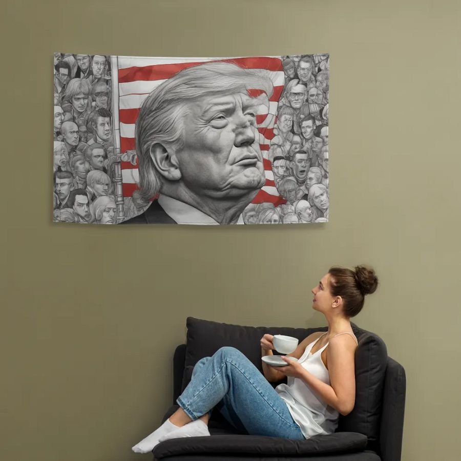 American Dreams Flag Wall Tapestry product image (12)