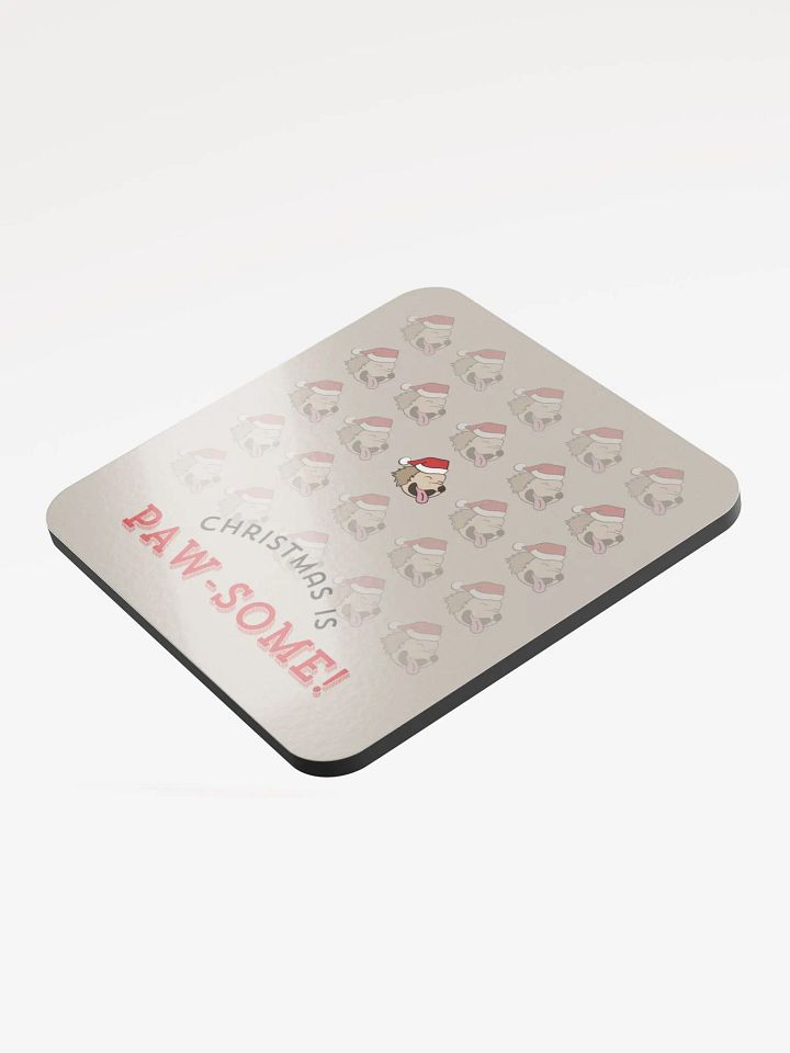 Christmas is Paw-some Cup Coaster - Light product image (1)