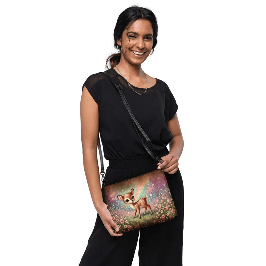 Rainbow Deer Crossbody Bag - Whimsical Purse product image (10)