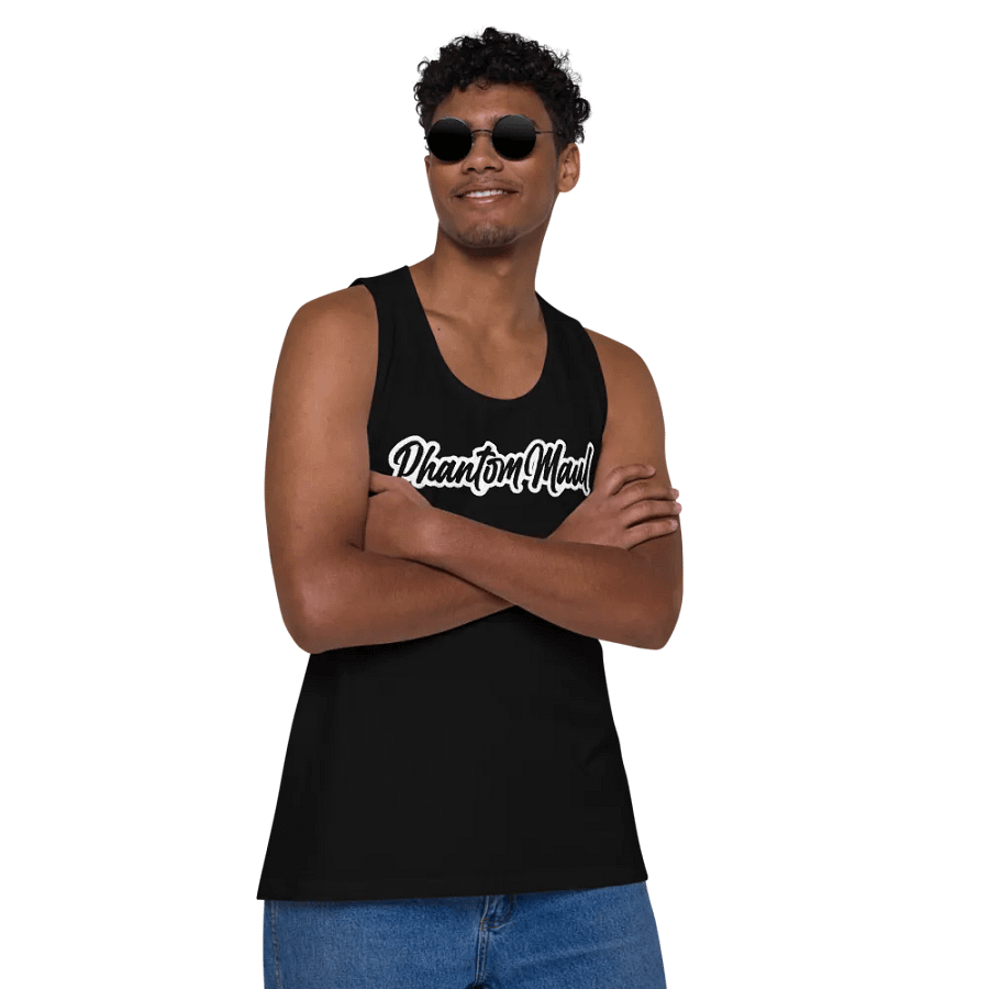 White 'PhantomMaul' Men's Tank Top product image (29)