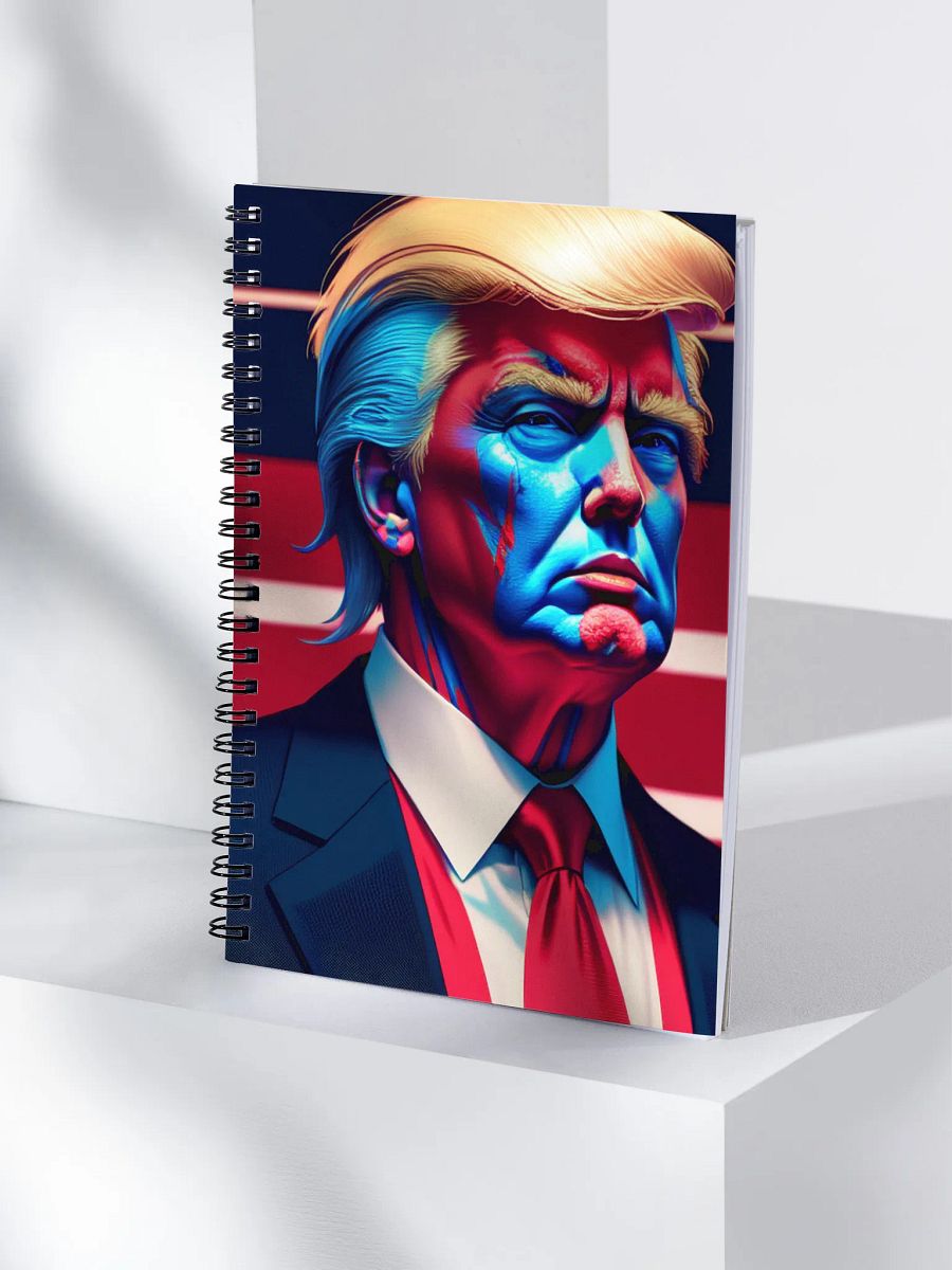 Blue and Red Spiral Notebook product image (4)