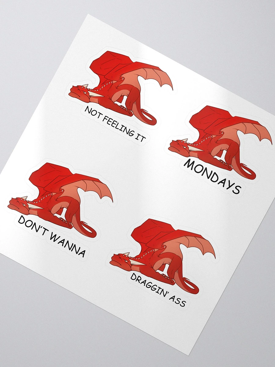 Grumpy Dragon Sticker Pack product image (2)