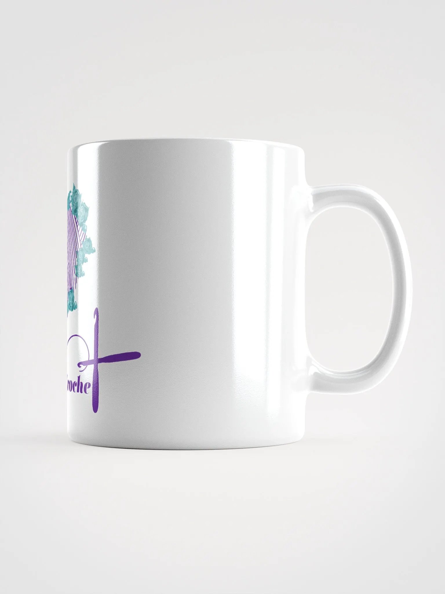 Blessed2Crochet White Logo Mug product image (2)