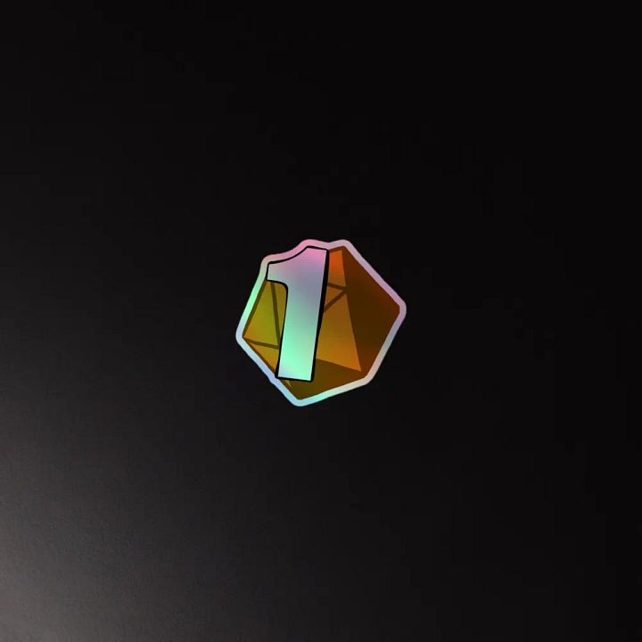 NAT 1 HOLO DICE STICKER product image (4)