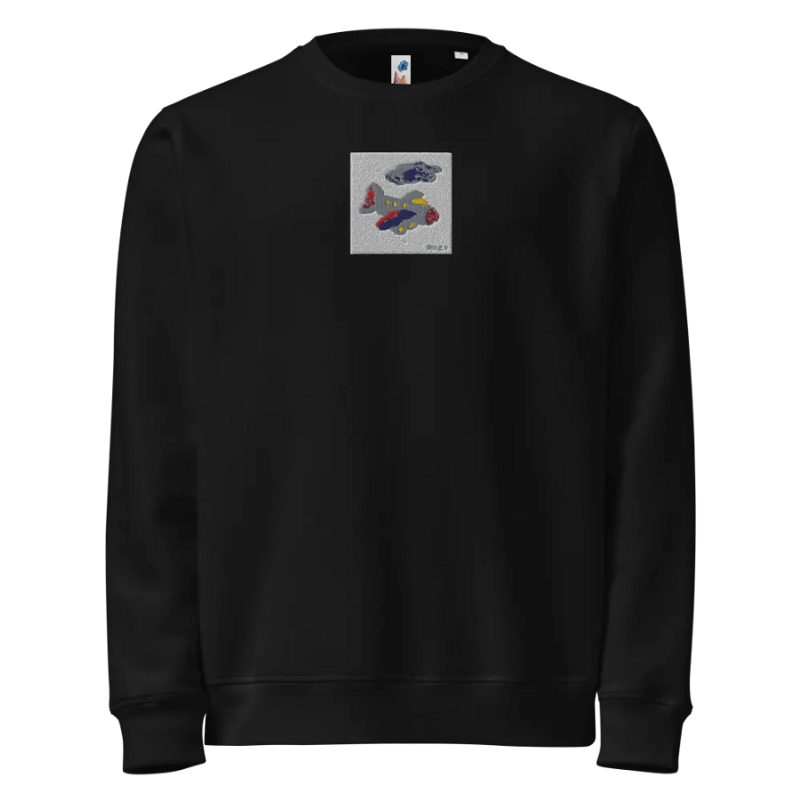 Kid Airplane (Stanley/Stella Unisex Organic Sweatshirt) product image (1)