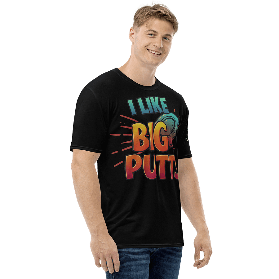 Fancy Lads Men's Black T-Shirt "I Like Big Putts" product image (5)