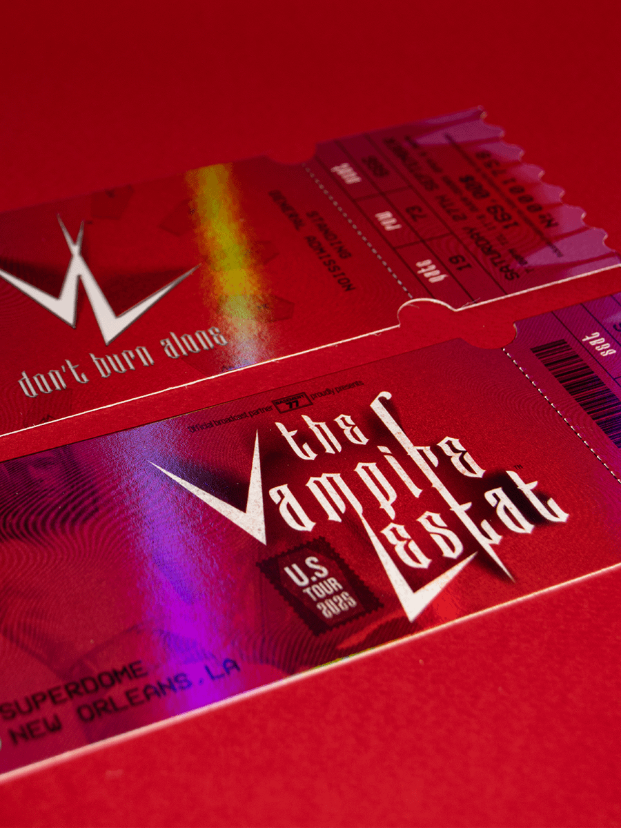 The Vampire Lestat - Concert Ticket / Bookmark product image (5)