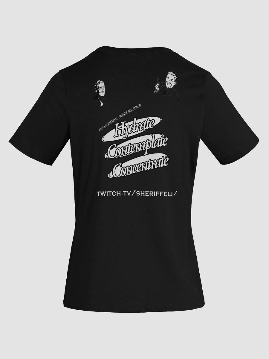 Hydrate, Contemplate, Concentrate Women's V-Neck Tee product image (7)