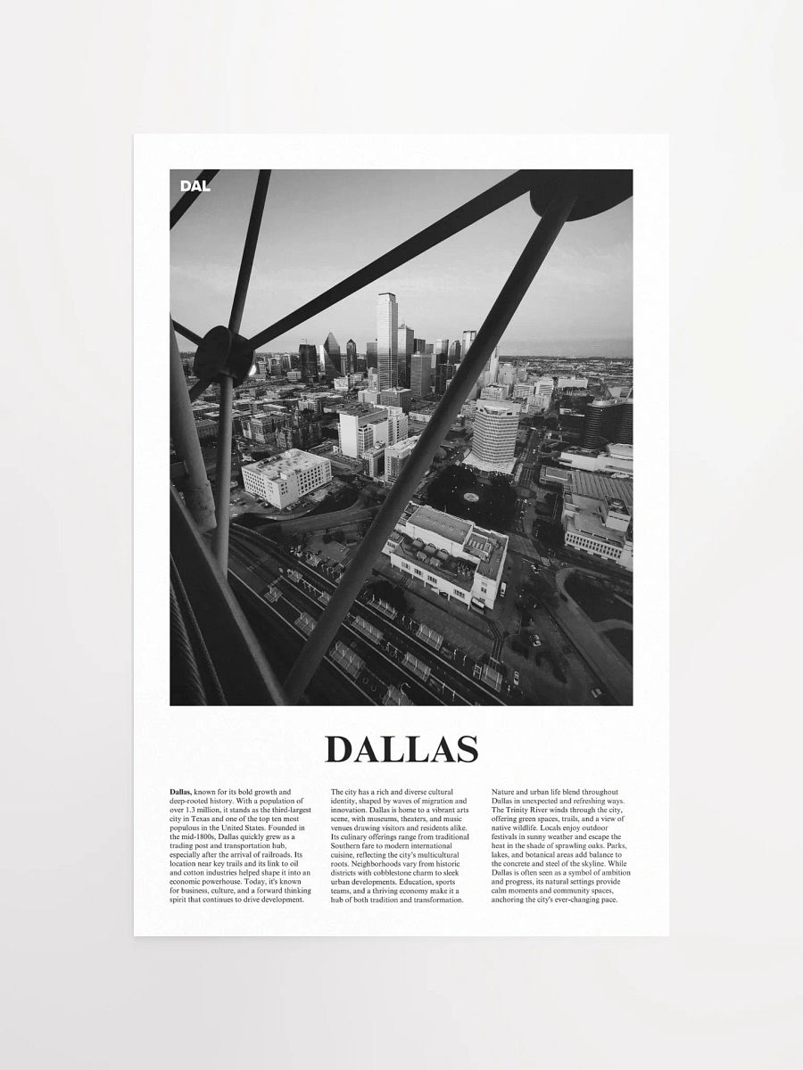 Dallas 01 Newspaper Poster product image (5)