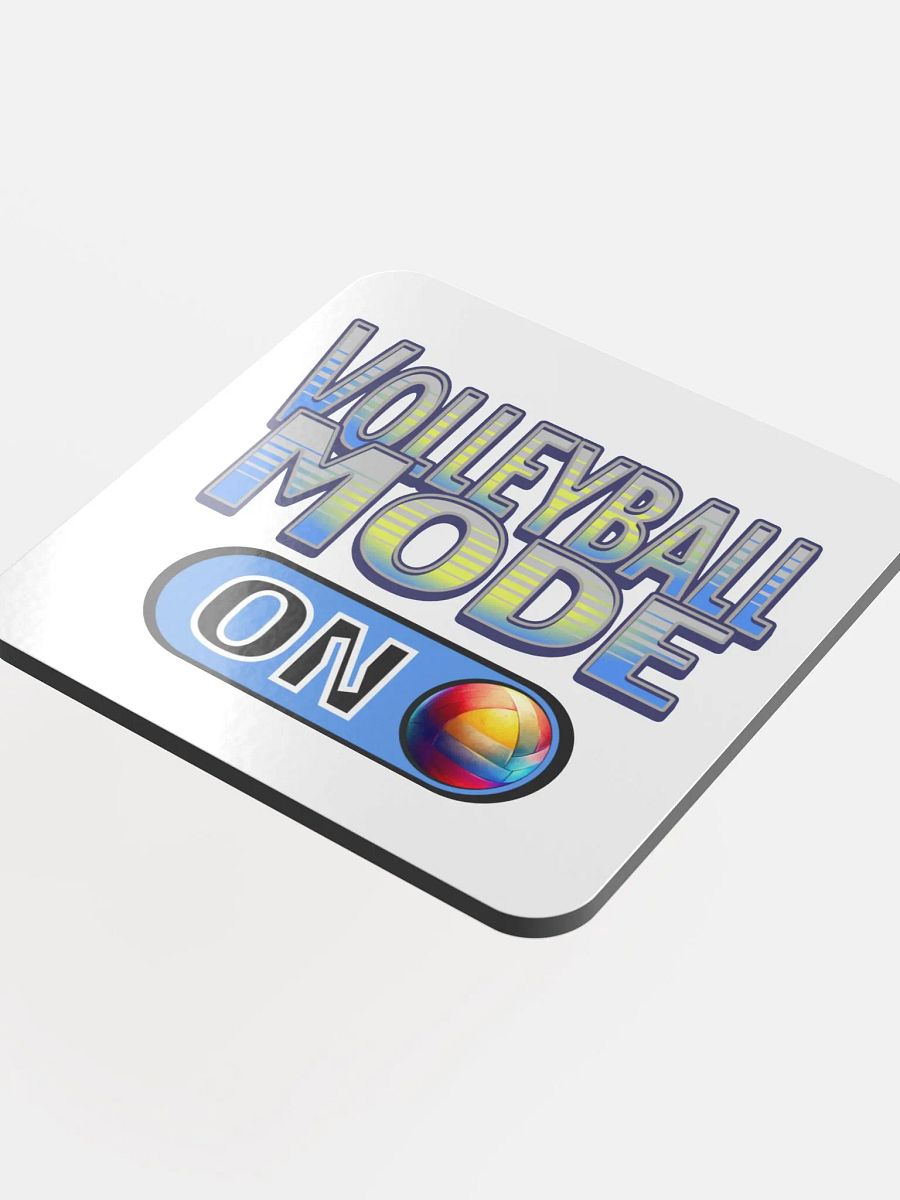 Volleyball Mode On Vibrant Coaster product image (4)