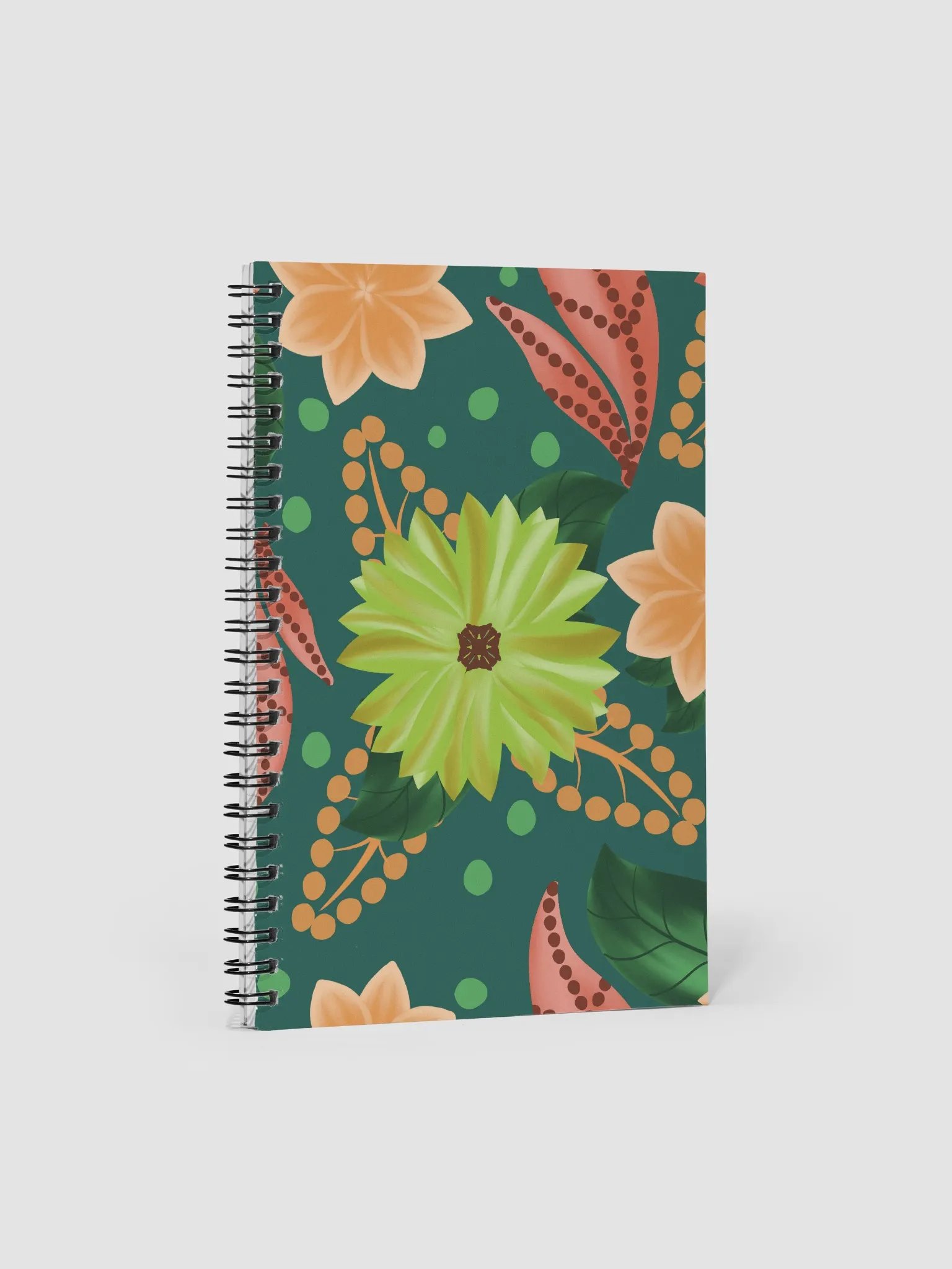 El Yunque Teal Floral Journal product image (1)