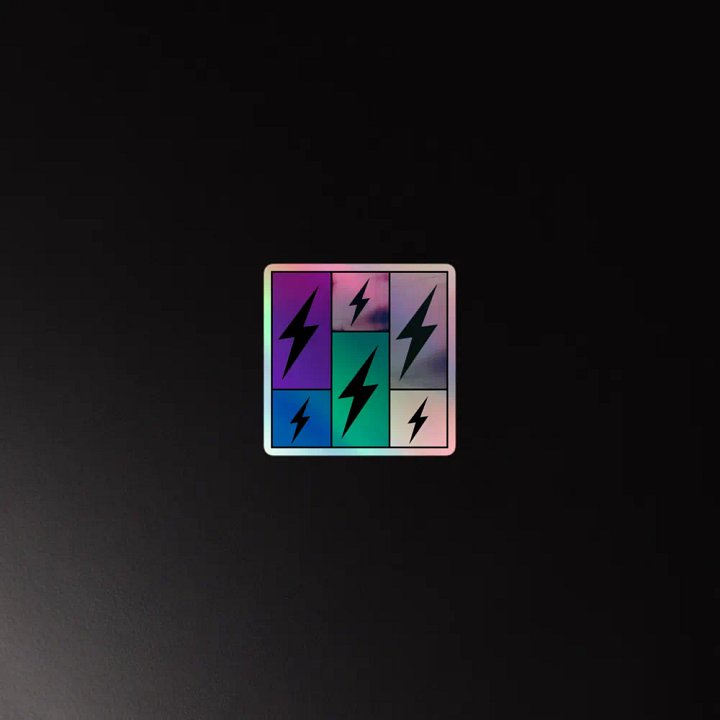 Bolt Dreams Holographic Sticker product image (4)
