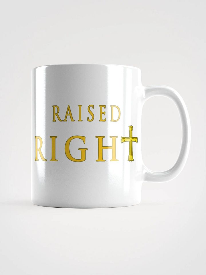 Raised Right Gold Cross Mug product image (2)