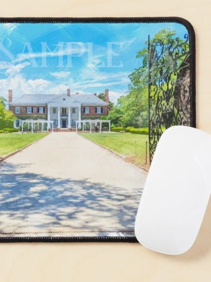 Boone Hall Plantation in Charleston, South Carolina Digital Watercolor Image Download product image (4)