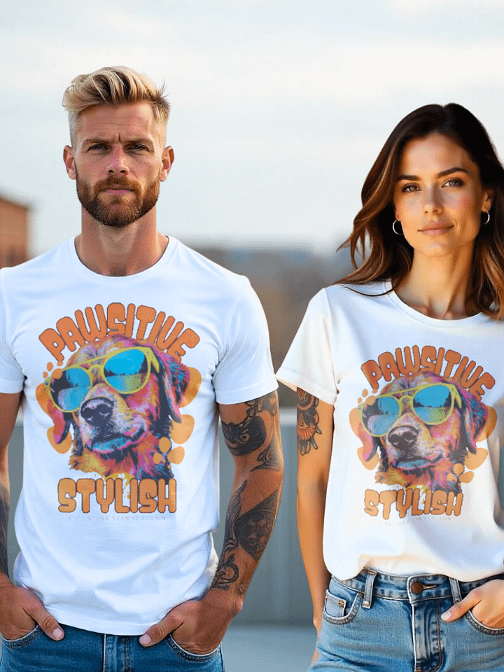Pawsitive Stylish | Unisex Bella+Canvas Supersoft T-Shirt product image (1)