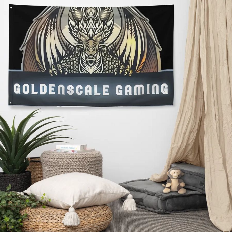 goldenScale Gaming Team Flag product image (5)