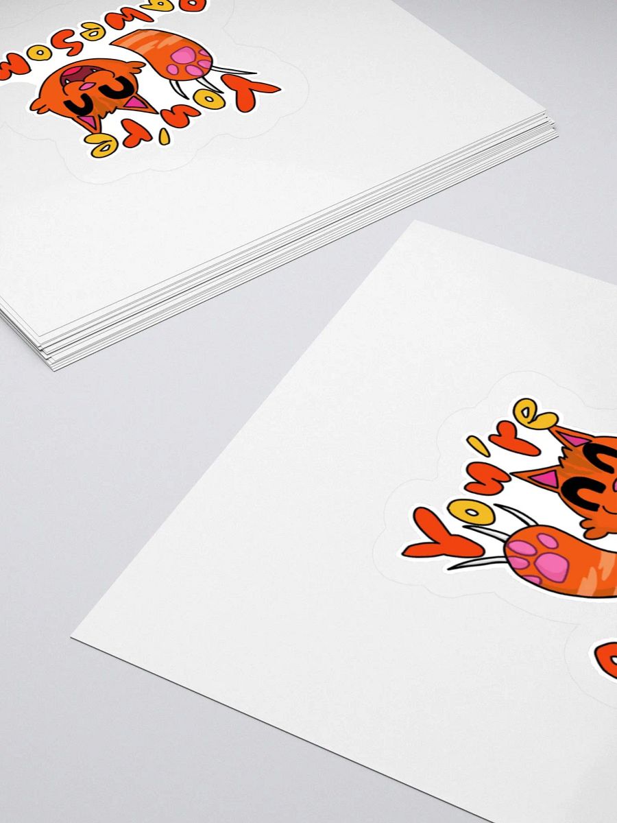 "You're Pawesome" Kiss-Cut Sticker product image (4)