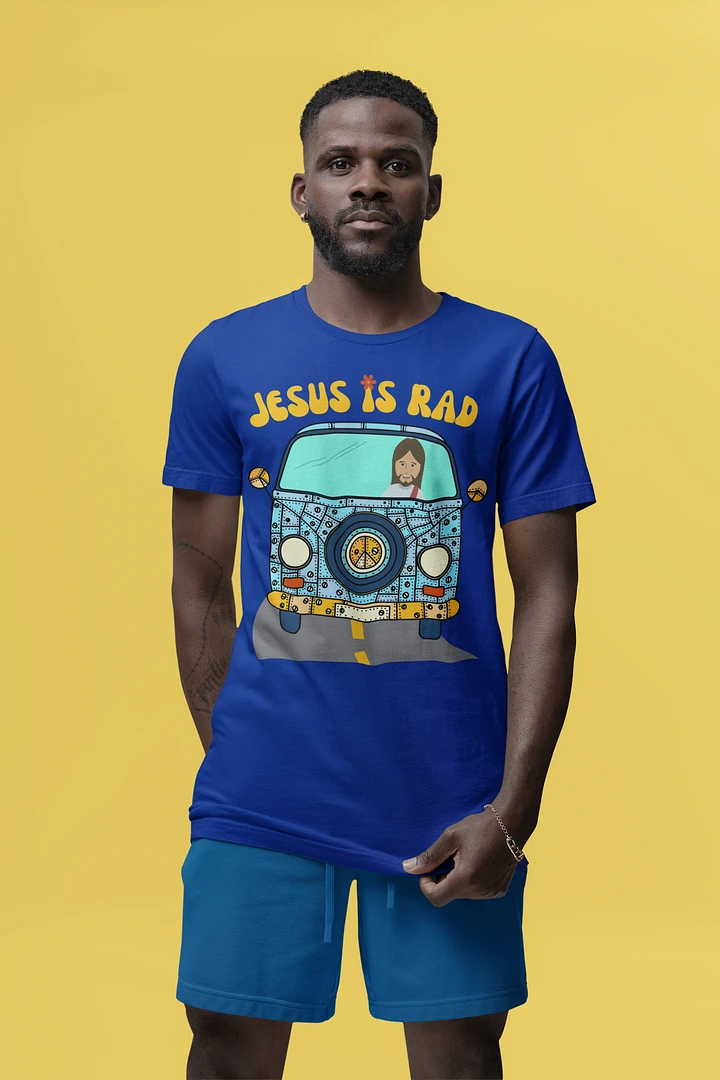 Jesus Is Rad Retro Funny Christian T-Shirt product image (17)