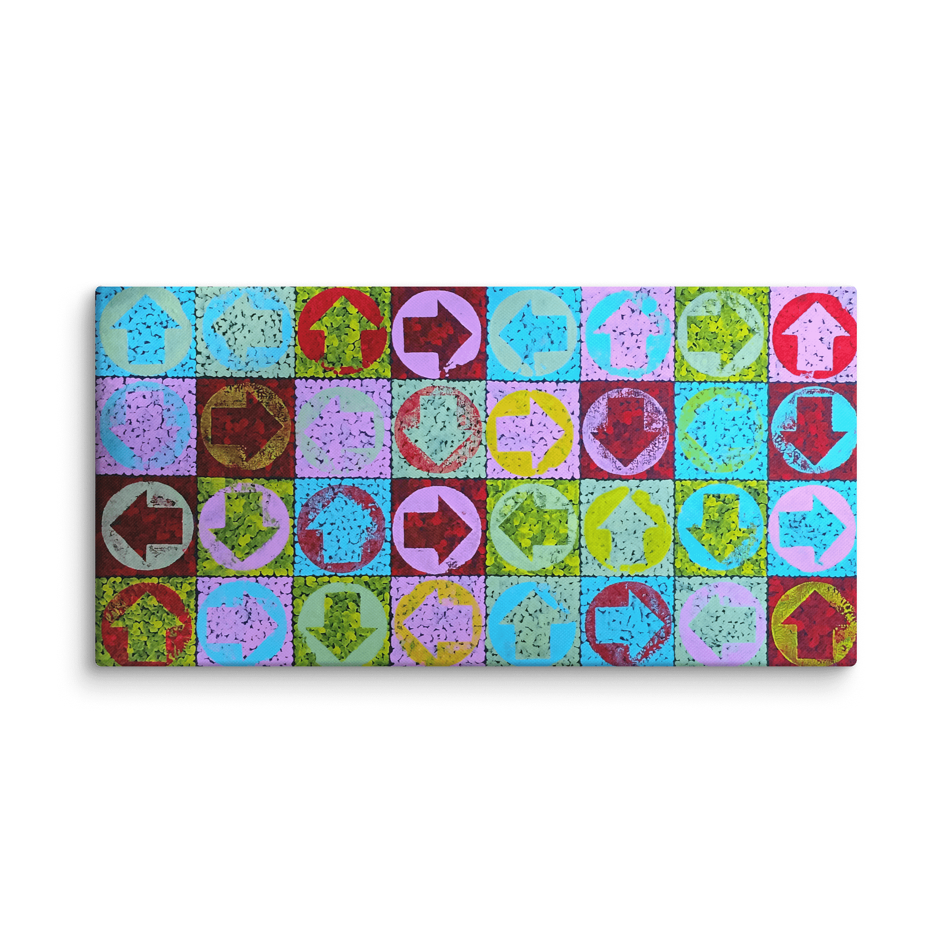 Mapping Heaven #2 (2001) on canvas (24" x 48") product image (1)