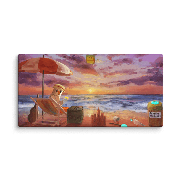 CringyGull Sunset Canvas product image (2)