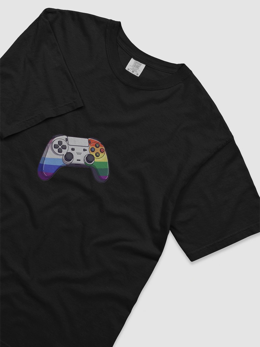 Rainbow Pride and Transgender Flag Video Game Controller T-Shirt product image (3)