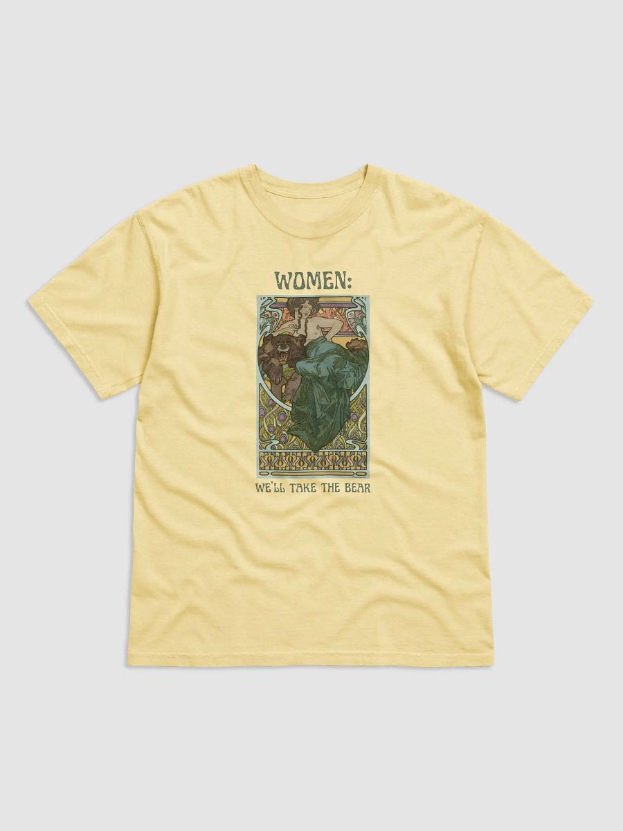 We'll Take The Bear Retro Art Print T-shirt[green version] product image (1)