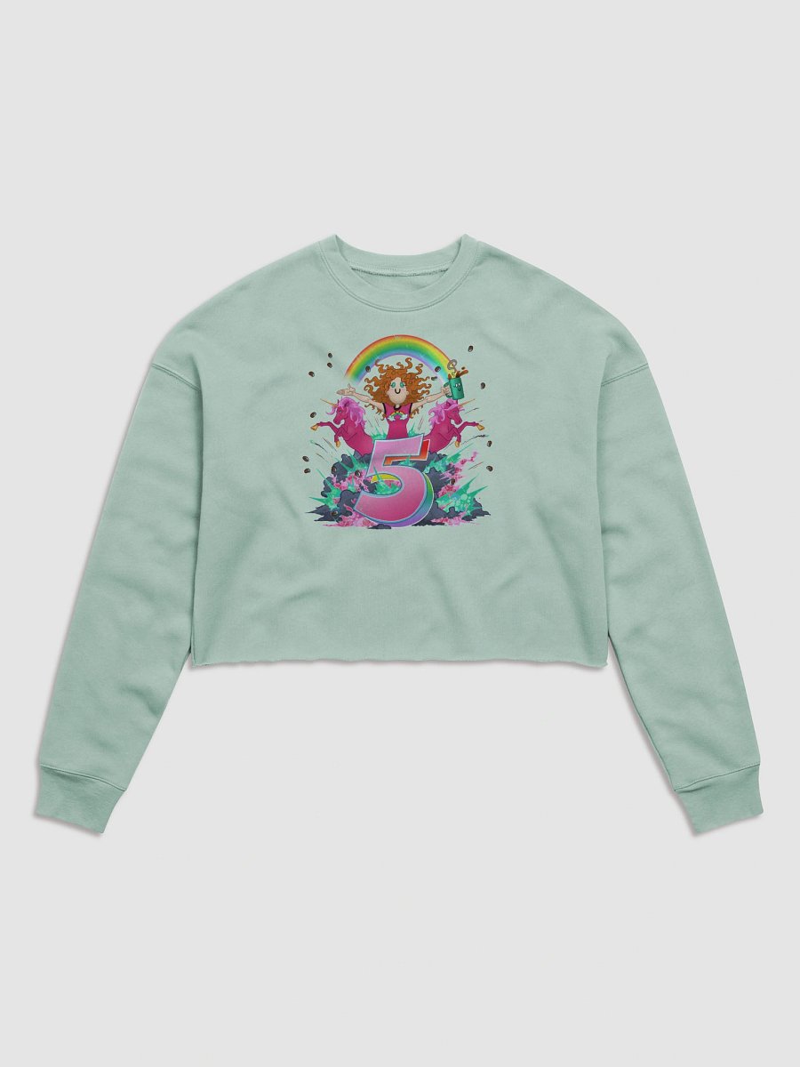 LadyAm5Years Crop Sweatshirt product image (25)