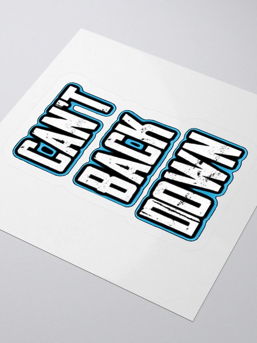 Can't Back Down (TeNN4OUR) Kiss Cut Stickers product image (10)