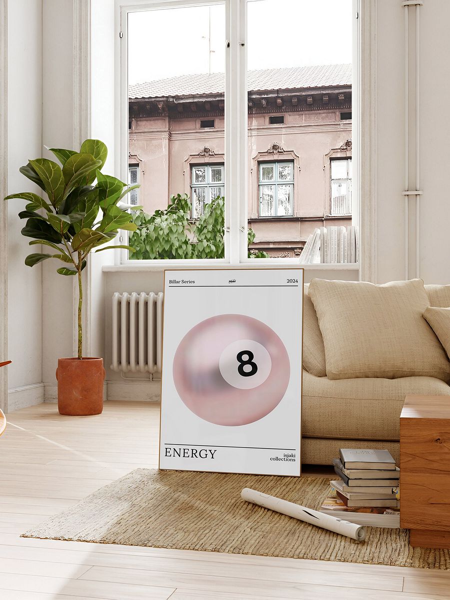Pink 8 Ball (Energy) Print product image (3)