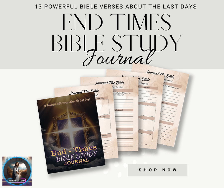 13 Verse End Times Bible Study Journal product image (3)