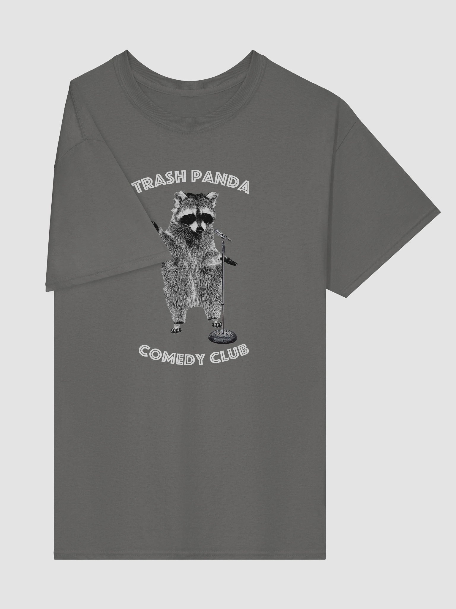 Trash Panda Comedy Club - Lunch Therapy on the back - Unisex Ultra Cotton Tee product image (4)
