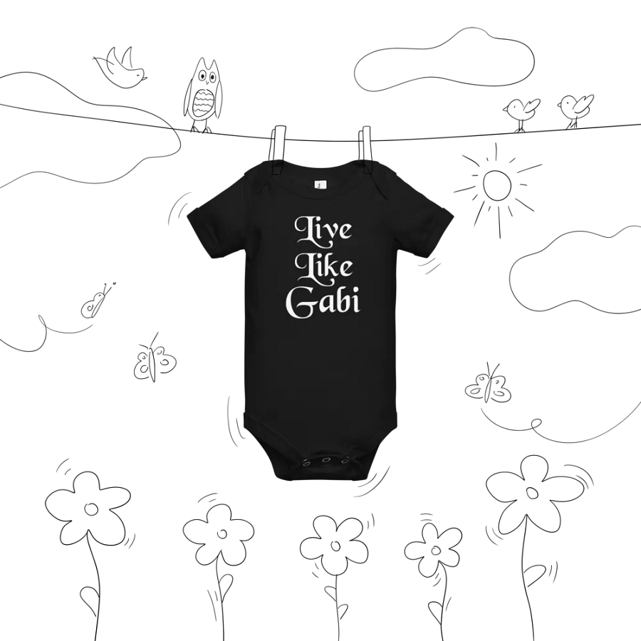 Live Like Gabi Baby Onesie product image (9)