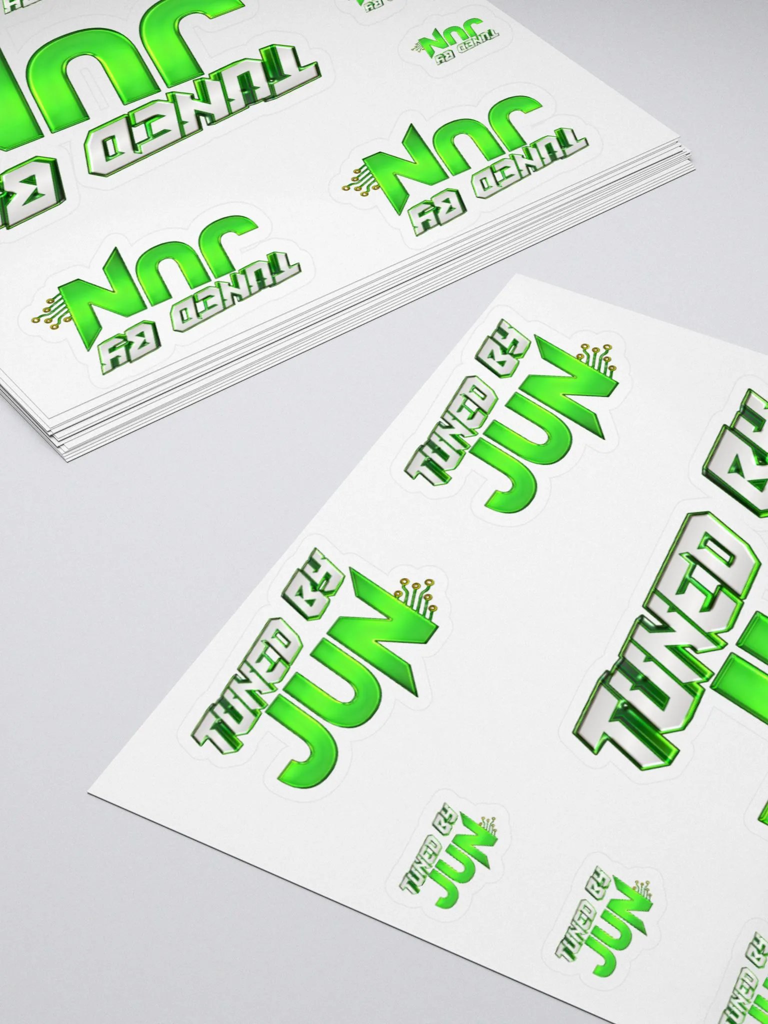 Tuned By Jun Sticker product image (4)