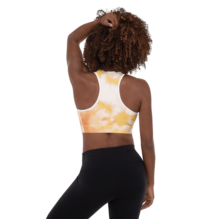 Radiant Burst Tie-Dye Padded Sports Bra product image (2)