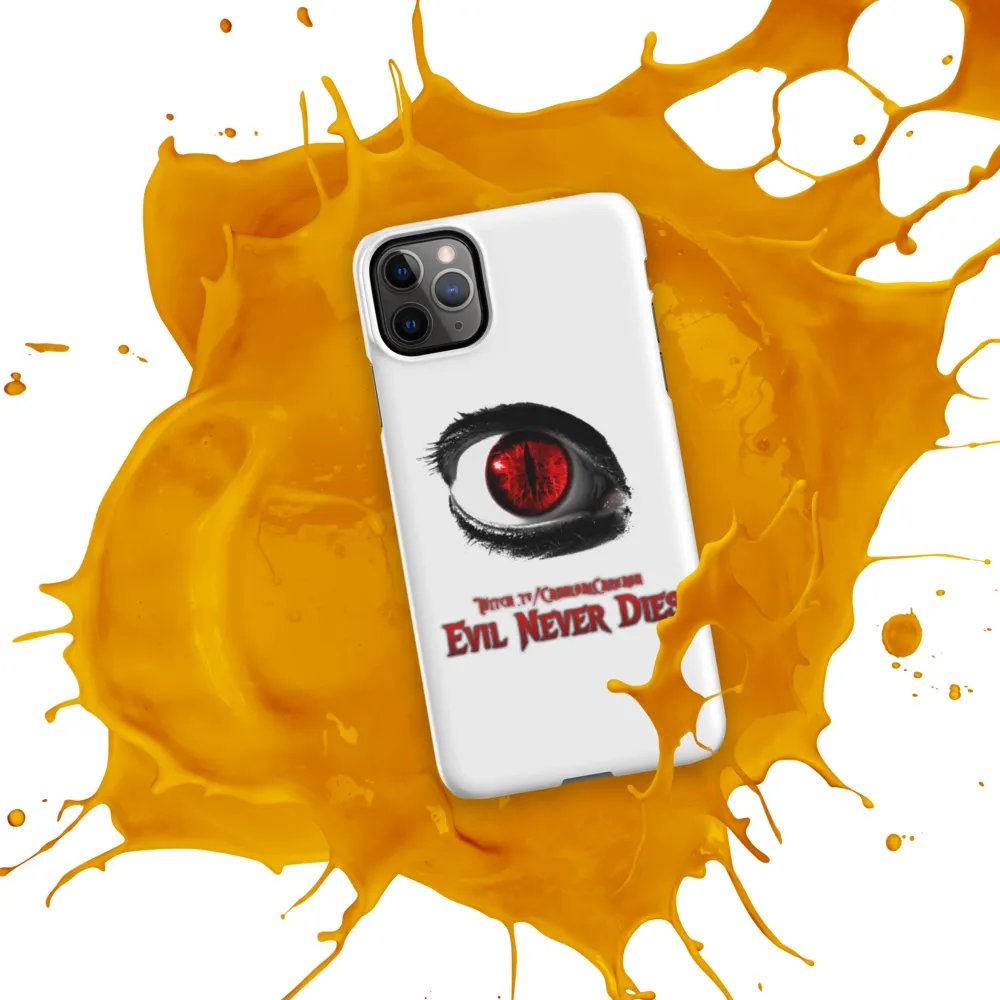 Red Evil Never Dies Logo Phone Case product image (53)