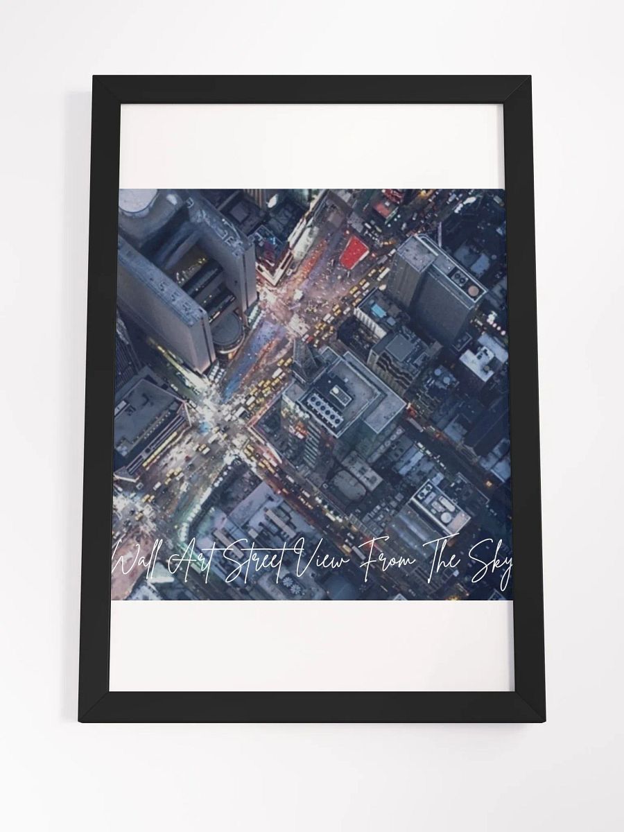 New York Sky View Poster Framed High-Quality Matte Poster (in) product image (4)