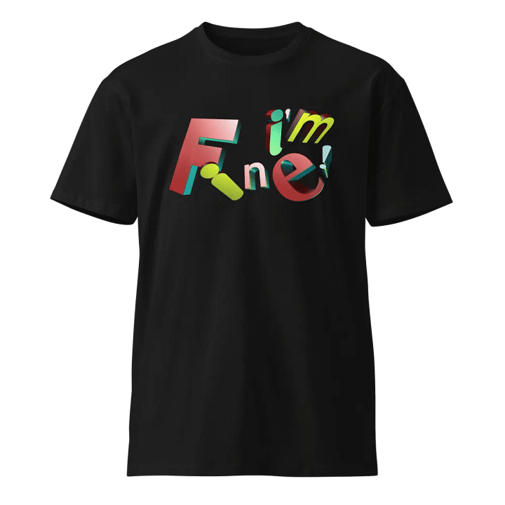 I'm Fine | Unisex Premium T-Shirt product image (1)