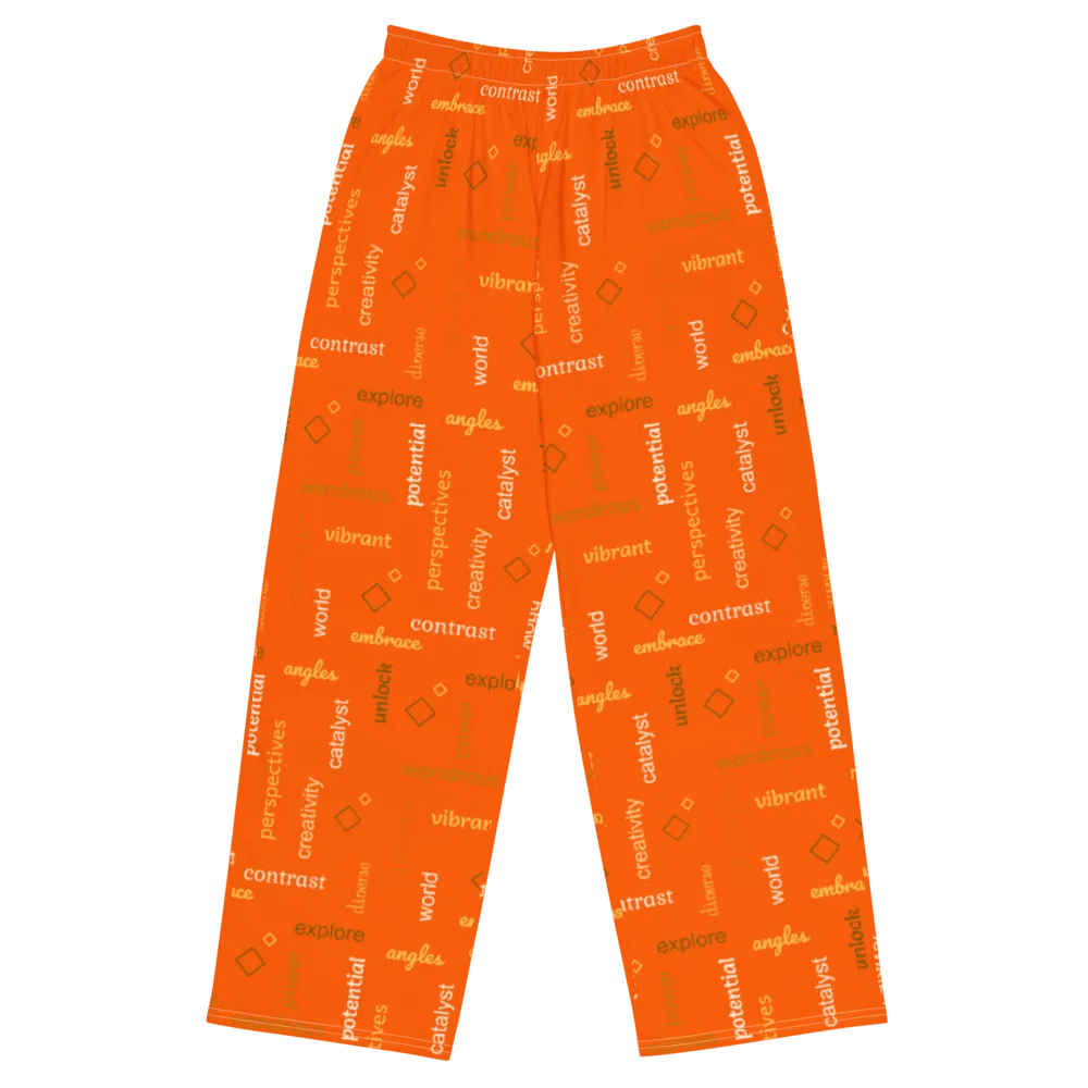 different perspectives orange PANTS product image (9)