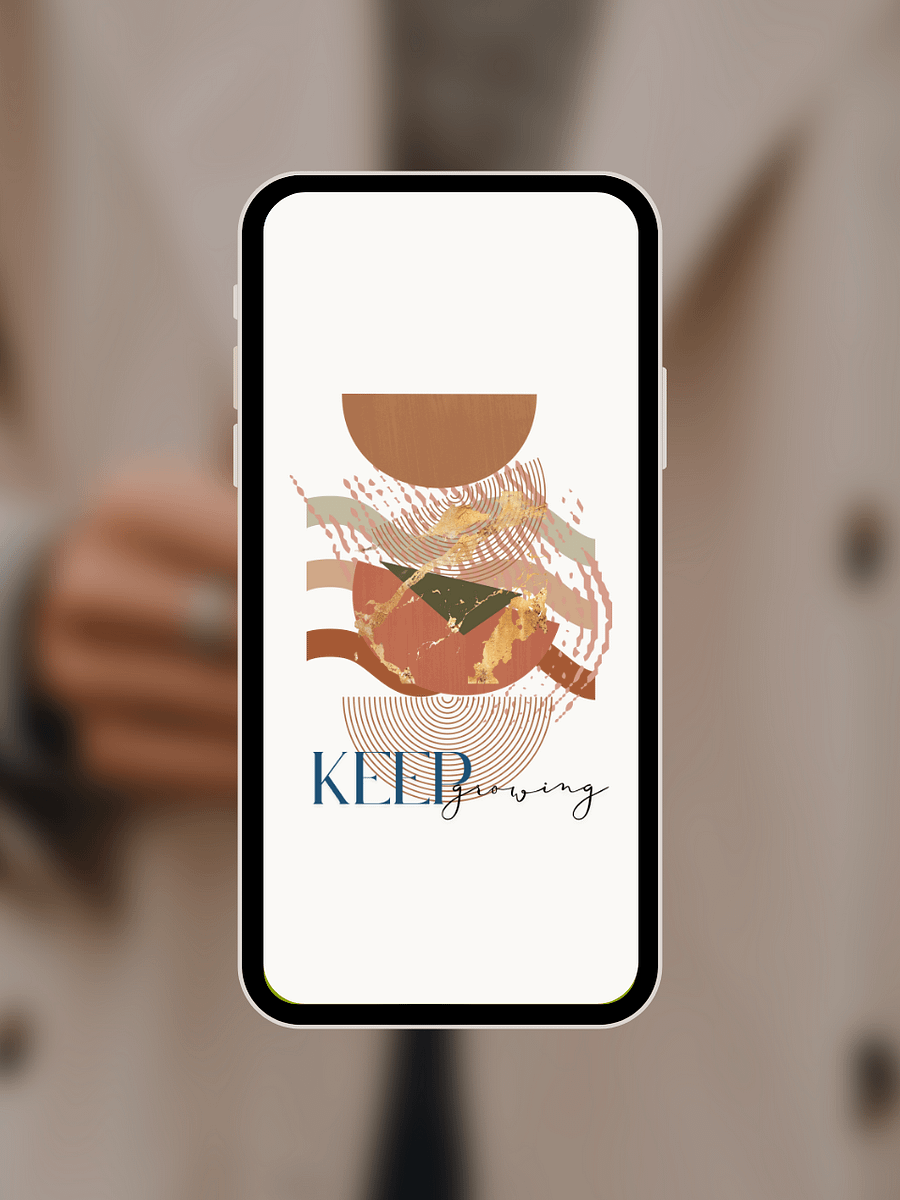 Digital Download 'Keep Growing ' Abstract Art Print product image (4)